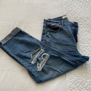 Curve Love Ultra High Rise Ankle Straight Jeans